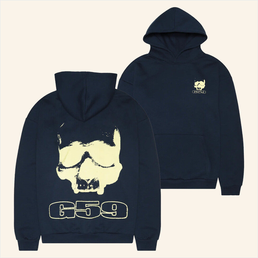 G59 Merch Skull Glow Logo G59 Hoodie Best Gifts For Boyfriend Birthday Gifts For Best Friend-1