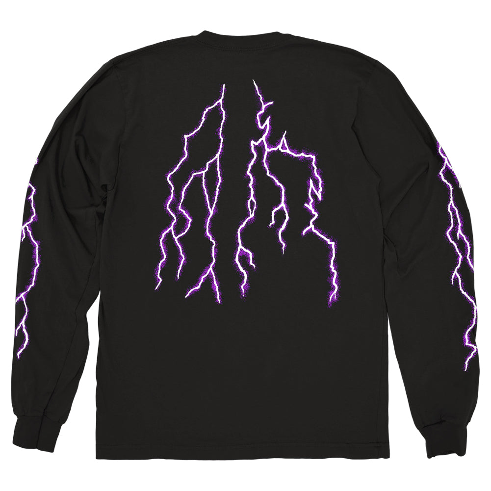 Gatecreeper Merch Purple Lightning Long Sleeve Shirt Gatecreeper Shirt Father's Day Gifts For Husband-1