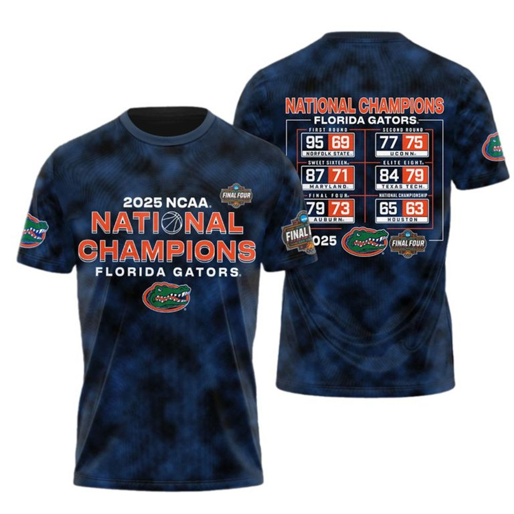 Gators 2025 National Champions Final Four Shirt Father's Day Special Gifts For Dad-1