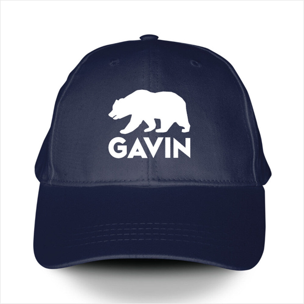 Gavin Newsom Merch Gavin Bear Navy Hat Birthday Gifts For Husband Gifts For BFF Christmas Presents Ideas-1