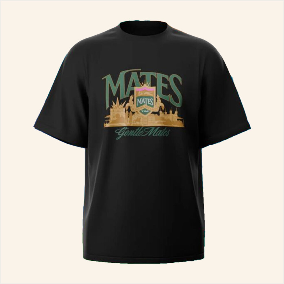 Gentle Mates Merch T-Shirt Blason Noir Shirt Birthday Present For Dad Birthday Gifts For Fans-1