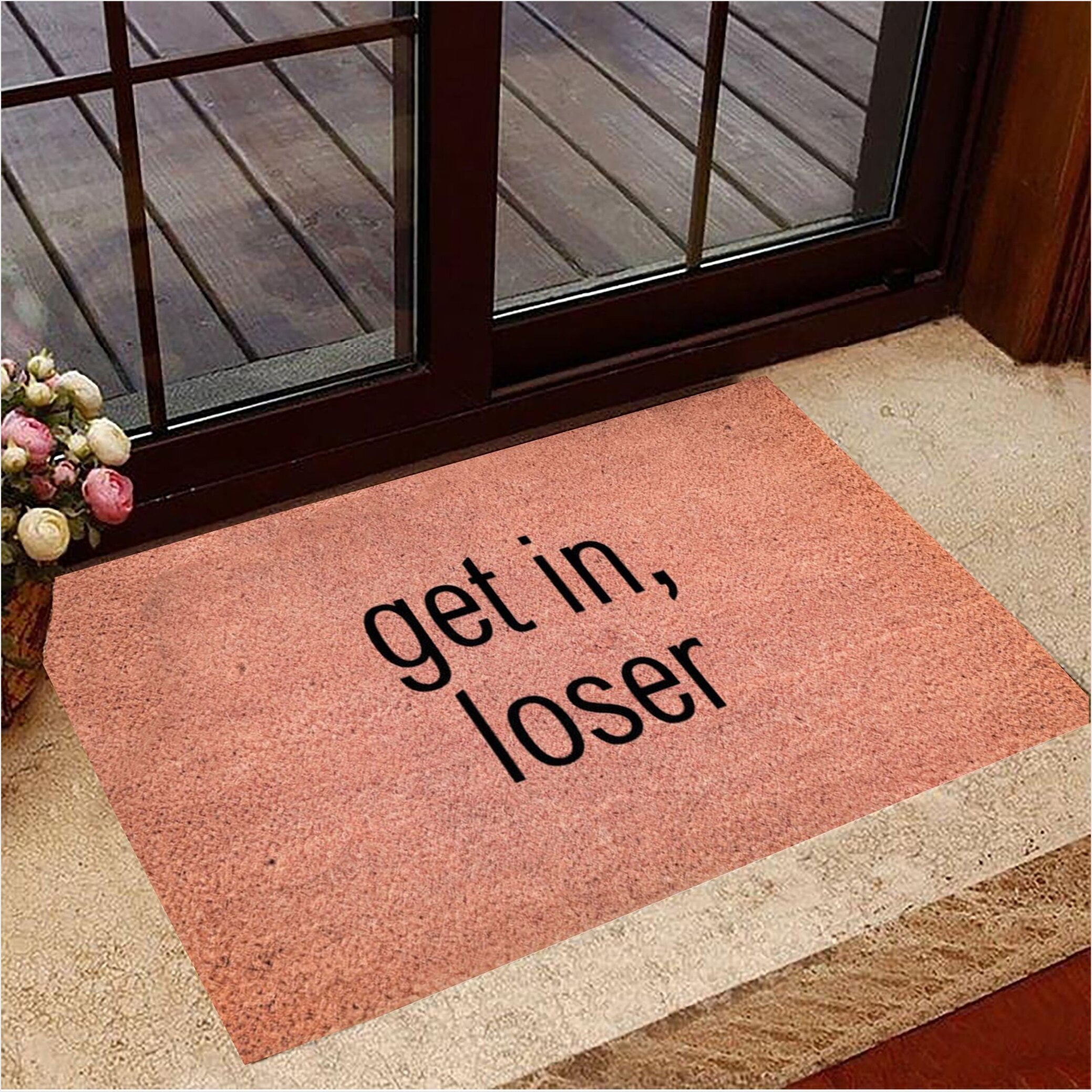 Get In Loser Doormat Funny Doormats Housewarming Gifts Birthday Gifts For Best Friend-1