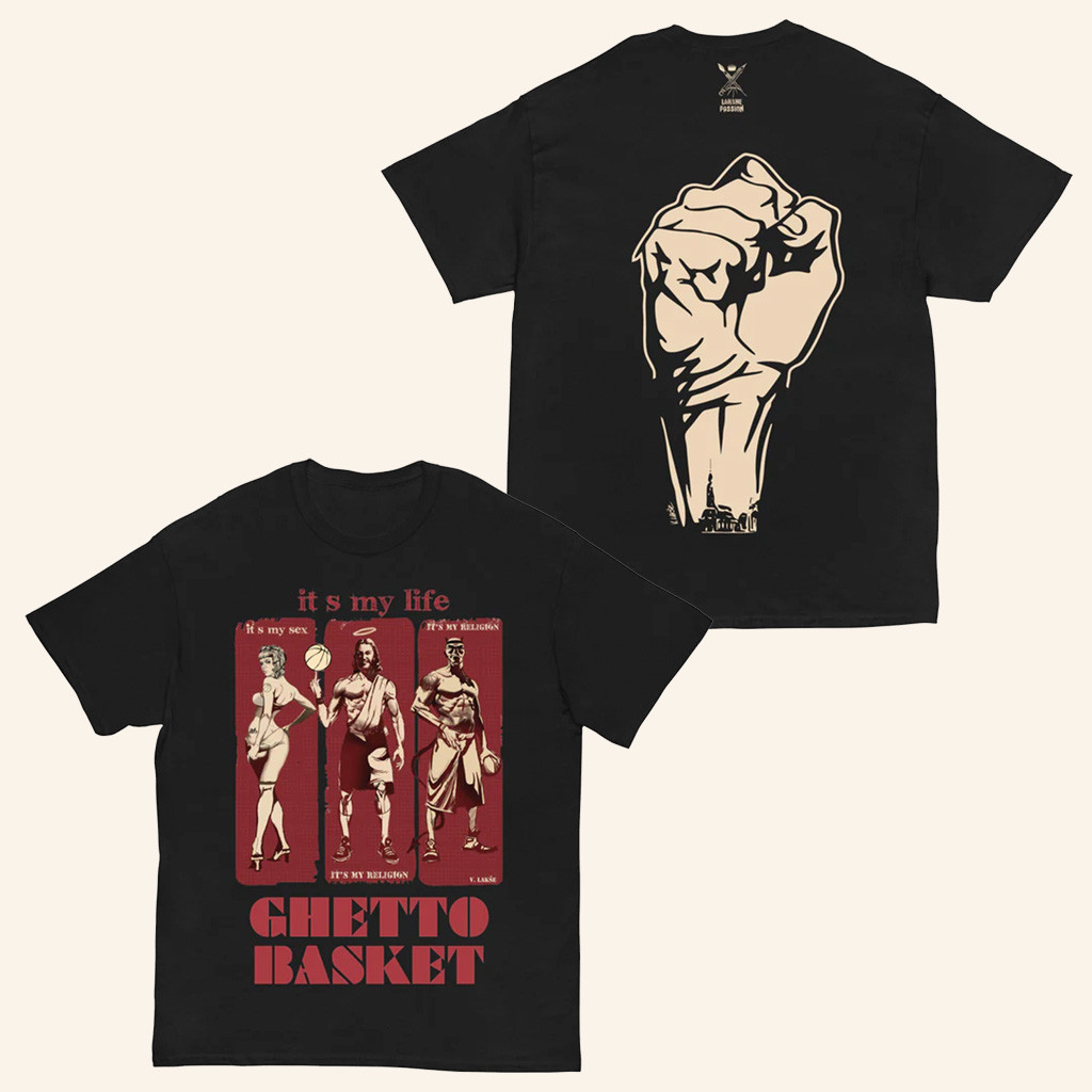 Ghetto Merch It's My Life Ghetto Basket Shirt Gifts For Your Boyfriend-1