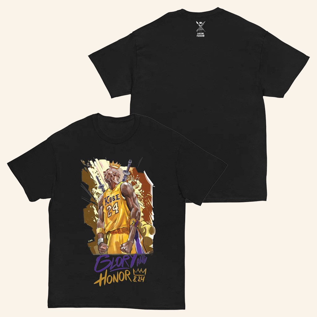 Ghetto Merch Kobe Glory And Honor 8 24 Shirt Gifts For Fans-1