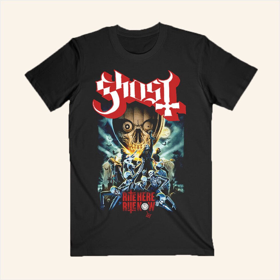 Ghost Merch Rite Here Rite Now Poster T-Shirt Gift Ideas For Fans Gifts For Best Friend-1