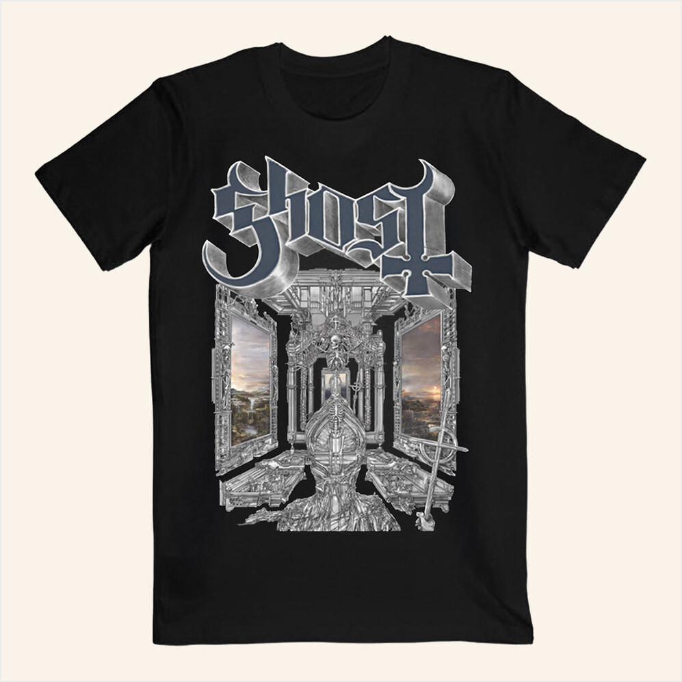 Ghost Merch Skeleta 2025 Album Cover T-Shirt Best Gifts For Music Lovers Gifts For Best Friend-1