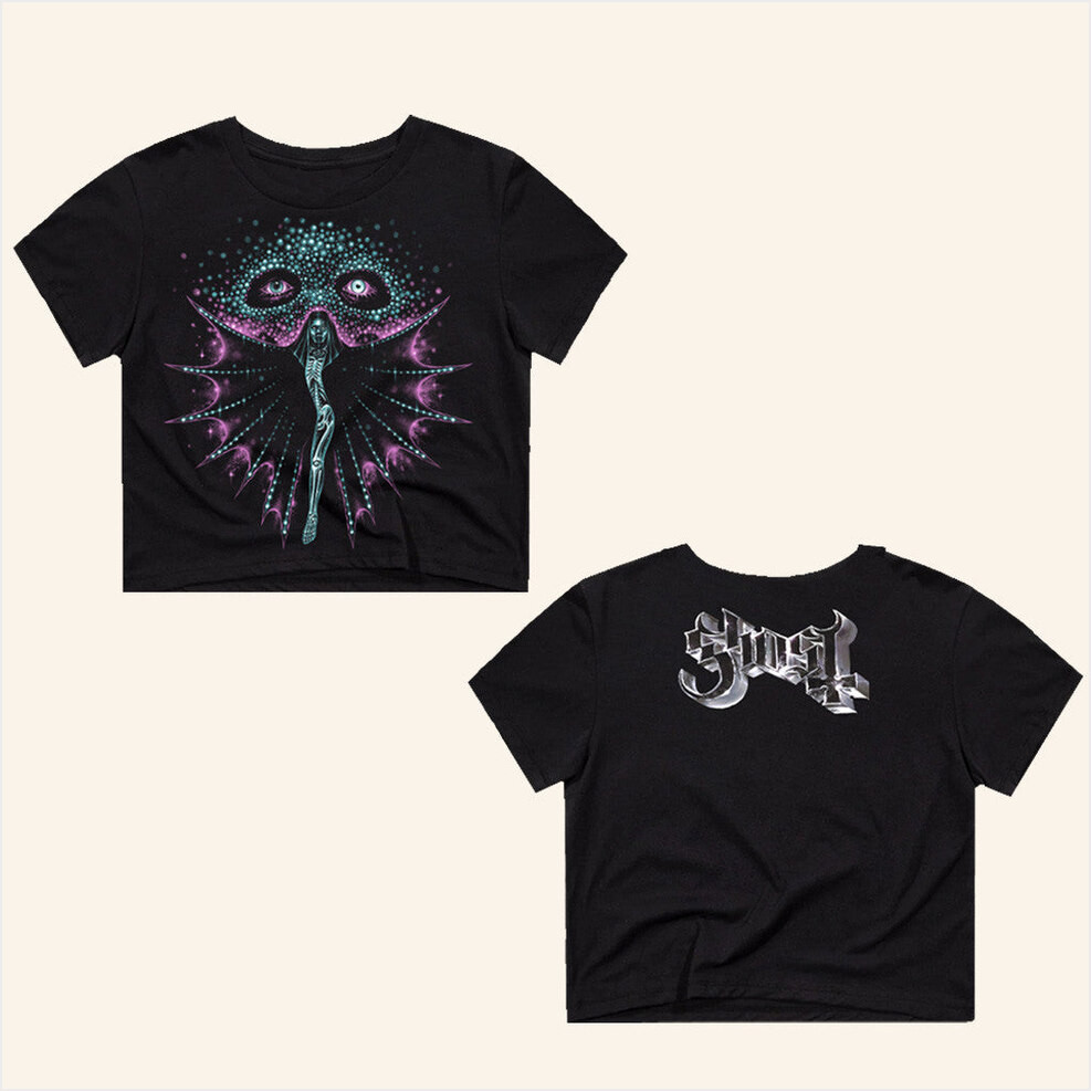 Ghost Merch Skeletour 2025 Ghost GOS Baby Tee Gifts For Her Birthday Gifts For Best Friend-1