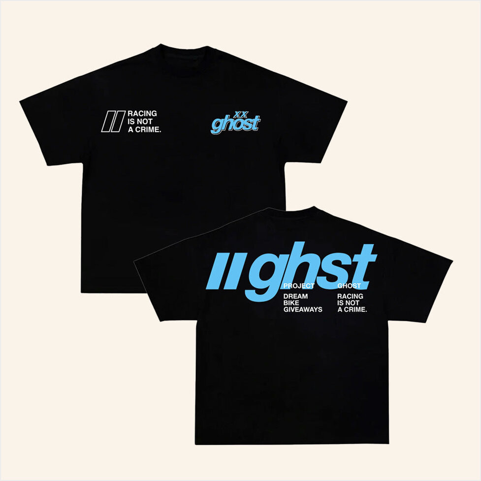 Ghost Racing Merch Ghst Baby Blue Shirt Black Gifts For Dudes Birthday Gifts For Besties-1