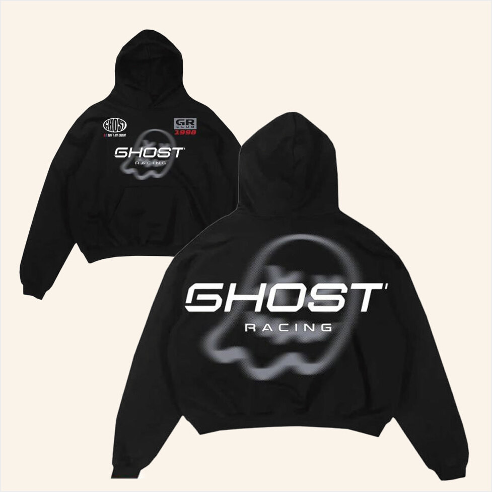 Ghost Racing Merch Grey Gr 1998 Ghost Hoodie Friends Gifts Birthday Gifts For Best Friend-1