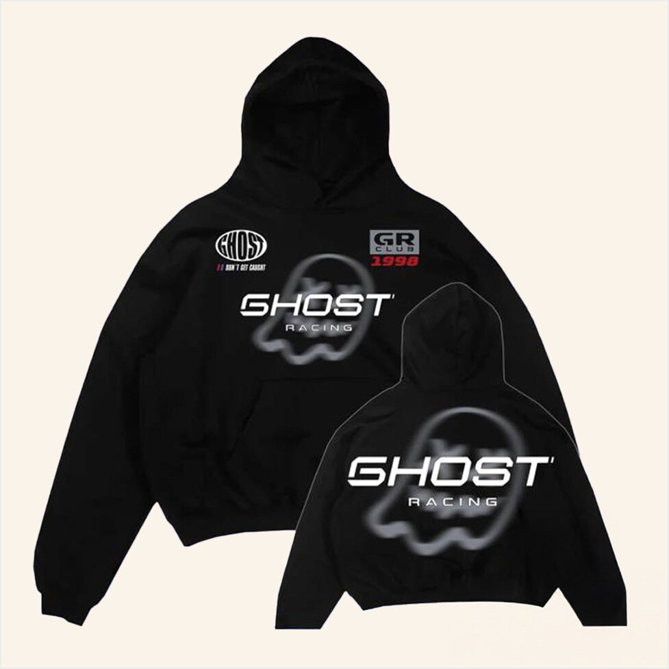 Ghost Racing Merch Grey Gr 1998 Ghost Hoodie Gift Ideas For Fans Birthday Gifts For BFF-1