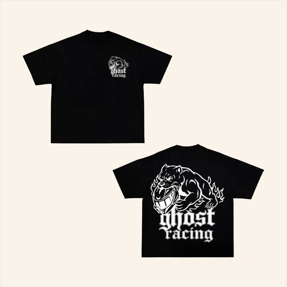 Ghost Racing Merch Pitbull Shirt Black Gifts For Dudes Birthday Gifts For Friends-1
