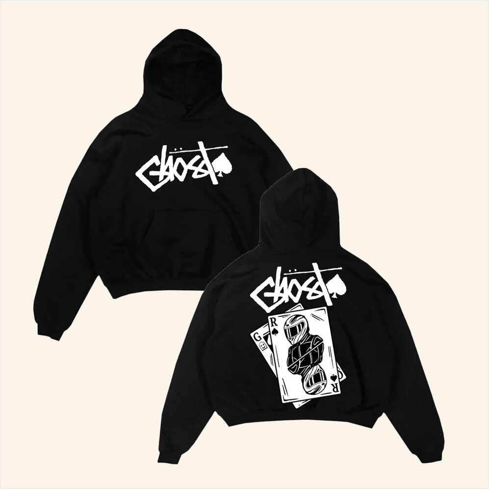 Ghost Racing Merch Playing Card V2 Hoodie Gift Ideas For Him Birthday Gifts For Best Friend-1