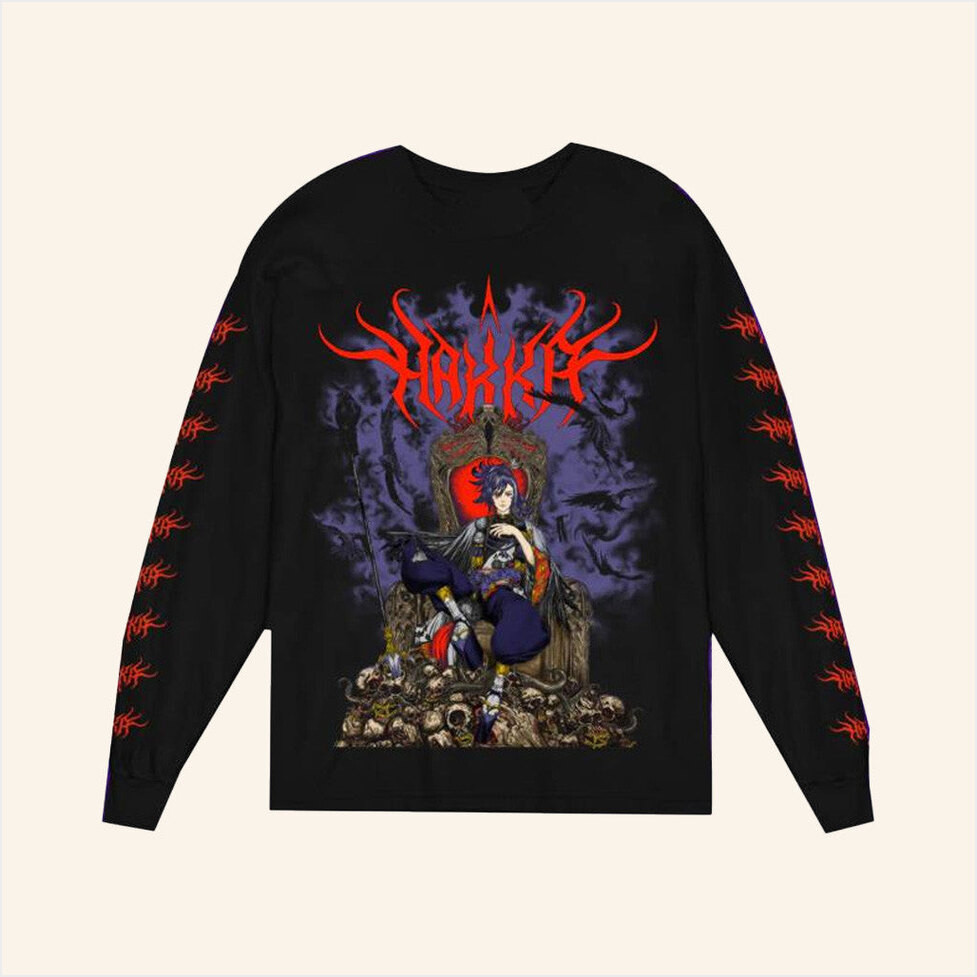 Ghost x ghost Merch Banzoin Hakka Metalcropolis Long Sleeve T-Shirt Gifts For Dudes-1