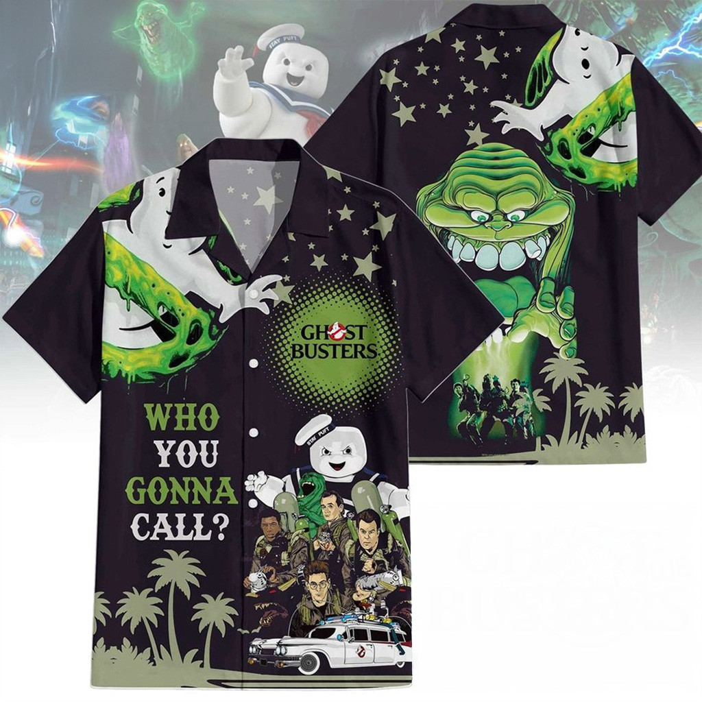 Ghostbusters Who You Gonna Call Hawaiian Shirt Ghostbusters Merch Gift Ideas For Husband-1