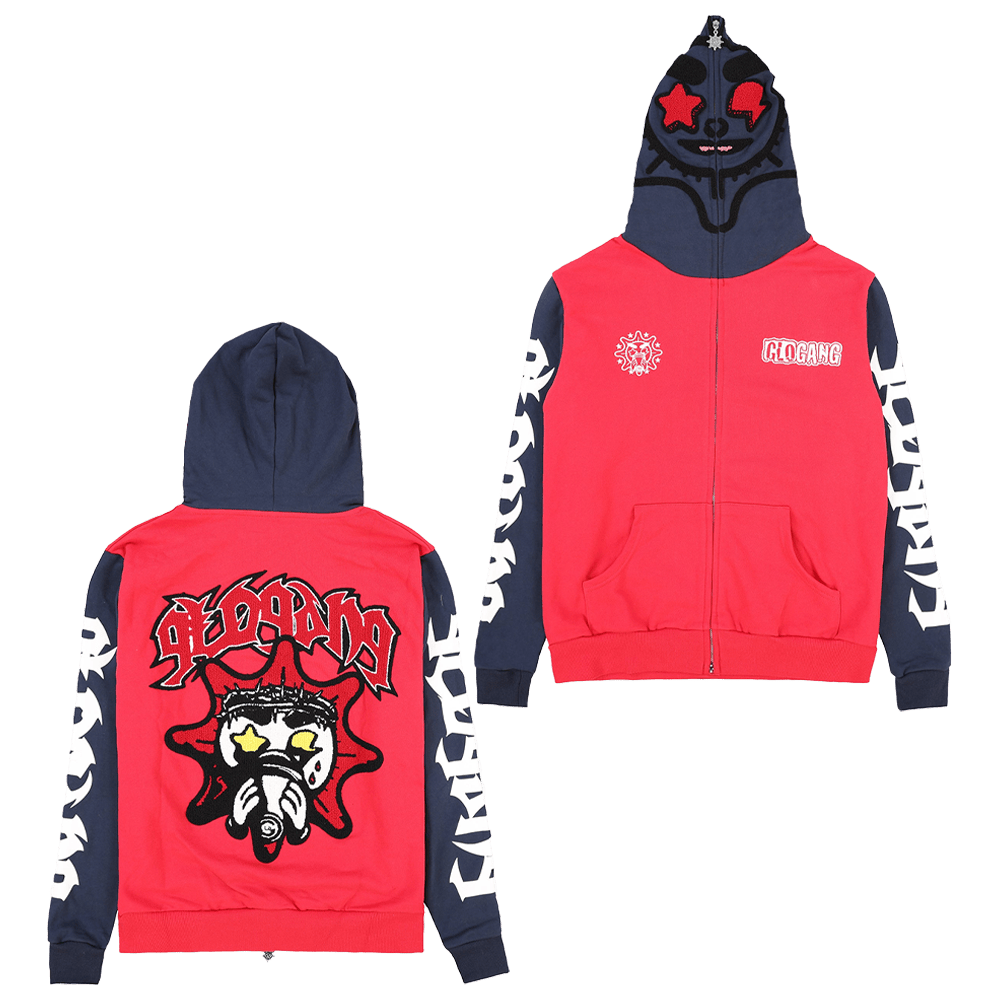 Glo Gang Hoodie Glo Gang Almighty II Gang Full Zip Hoodie Dad Fathers Day Gifts-1