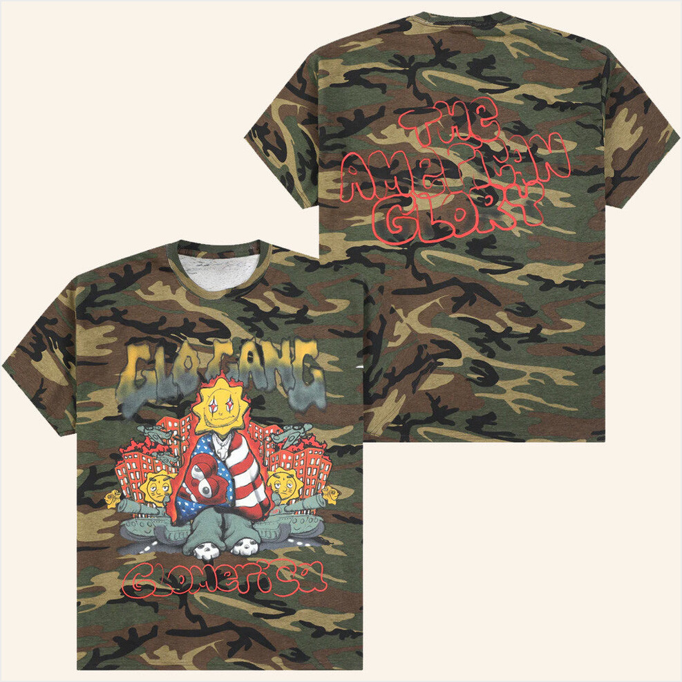 Glo Gang Worldwide Merch American Glory T-Shirt Camo Gifts For Dad Birthday Gifts For Besties-1 Glo Gang Worldwide Merch American Glory T-Shirt Camo Gifts For Dad Birthday Gifts For Besties-1