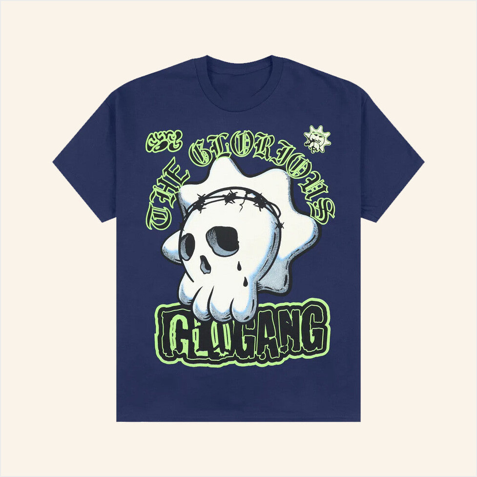 Glo Gang Worldwide Merch The Glorious Skull T-Shirt Gifts For Husband Gifts For Best Friend-1