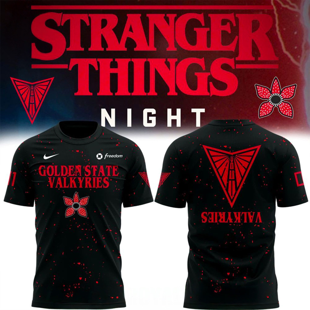 Golden State Valkyries Stranger Things Rebel Swingman Shirt Valkyries Merch Fans Gifts-1
