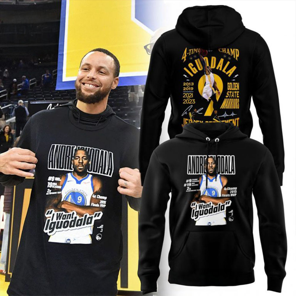 Golden State Warriors Andre Iguodala Retirement Hoodie Sentimental Father's Day Gifts-1