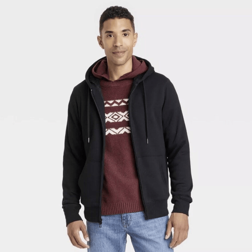 Goodfellow Zip Up Hoodie Good Fathers Day Gifts-1