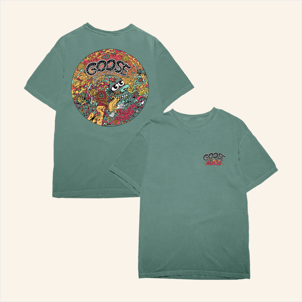 Goose The Band Merch Killer Acid Madison Square Garden Event T-Shirt Dad Gifts Gifts For Fans-1