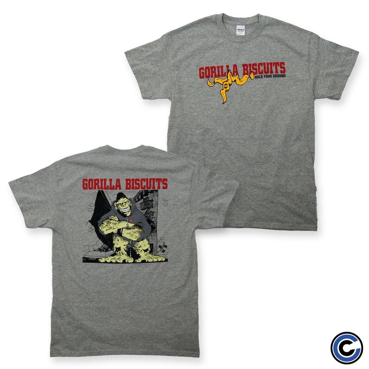 Gorilla Biscuits Merch Hold Your Ground Shirt Gorilla Biscuits Shirt-1