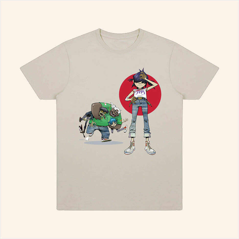 Gorillaz Merch 25 Invisible Sun T-Shirt Unique Gift For Boyfriend Birthday Gifts For Fans-1 Gorillaz Merch 25 Invisible Sun T-Shirt Unique Gift For Boyfriend Birthday Gifts For Fans-1