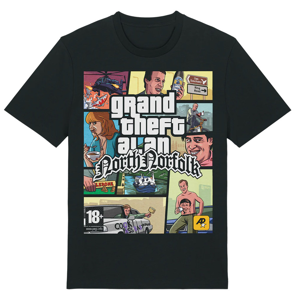 Grand Theft Alan North Norfolk T-shirt Gifts For Father's Day From Daughter-1