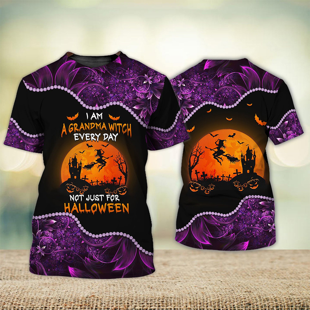 Grandma Witch Shirt I Am A Grandma Witch Every Day Not Just For Halloween Gift Ideas-1