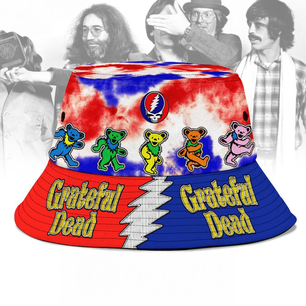 Grateful Dead Band Bucket Hat Grateful Dead Merch Mother's Day Gifts For Daughter-1