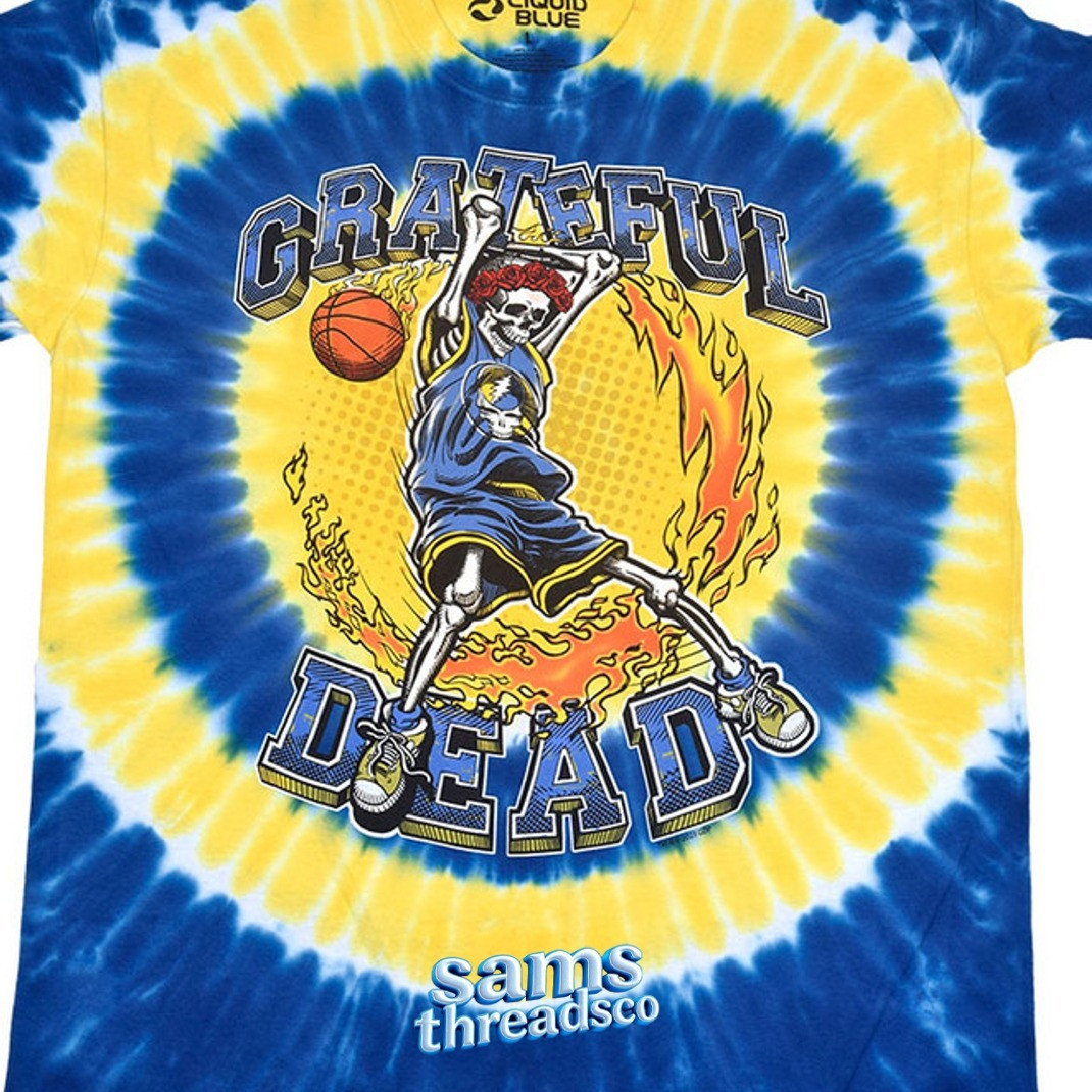 Grateful Dead San Francisco Bertha Dunker Tie Dye Shirt Unique Gifts For Basketball Lovers-1