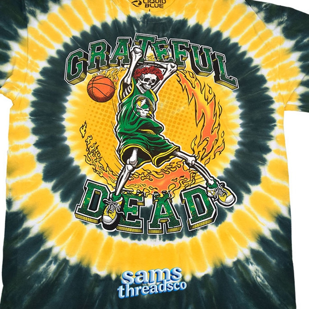 Grateful Dead Seattle Bertha Dunker Tie Dye Shirt Good Gifts For Basketball Lovers-1
