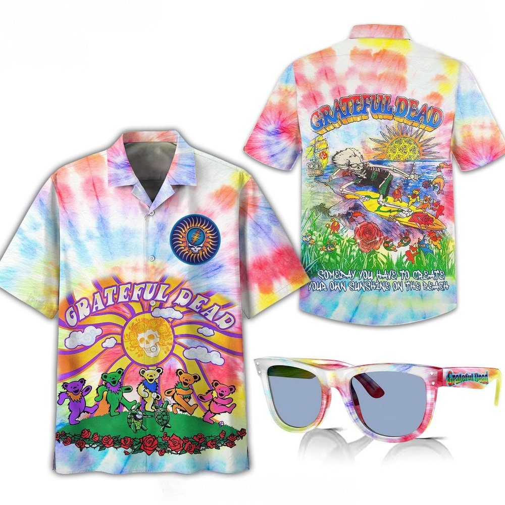 Grateful Dead Sunshine Special Hawaiian Shirt Grateful Dead Merch Father's Day Gifts For Dad-1