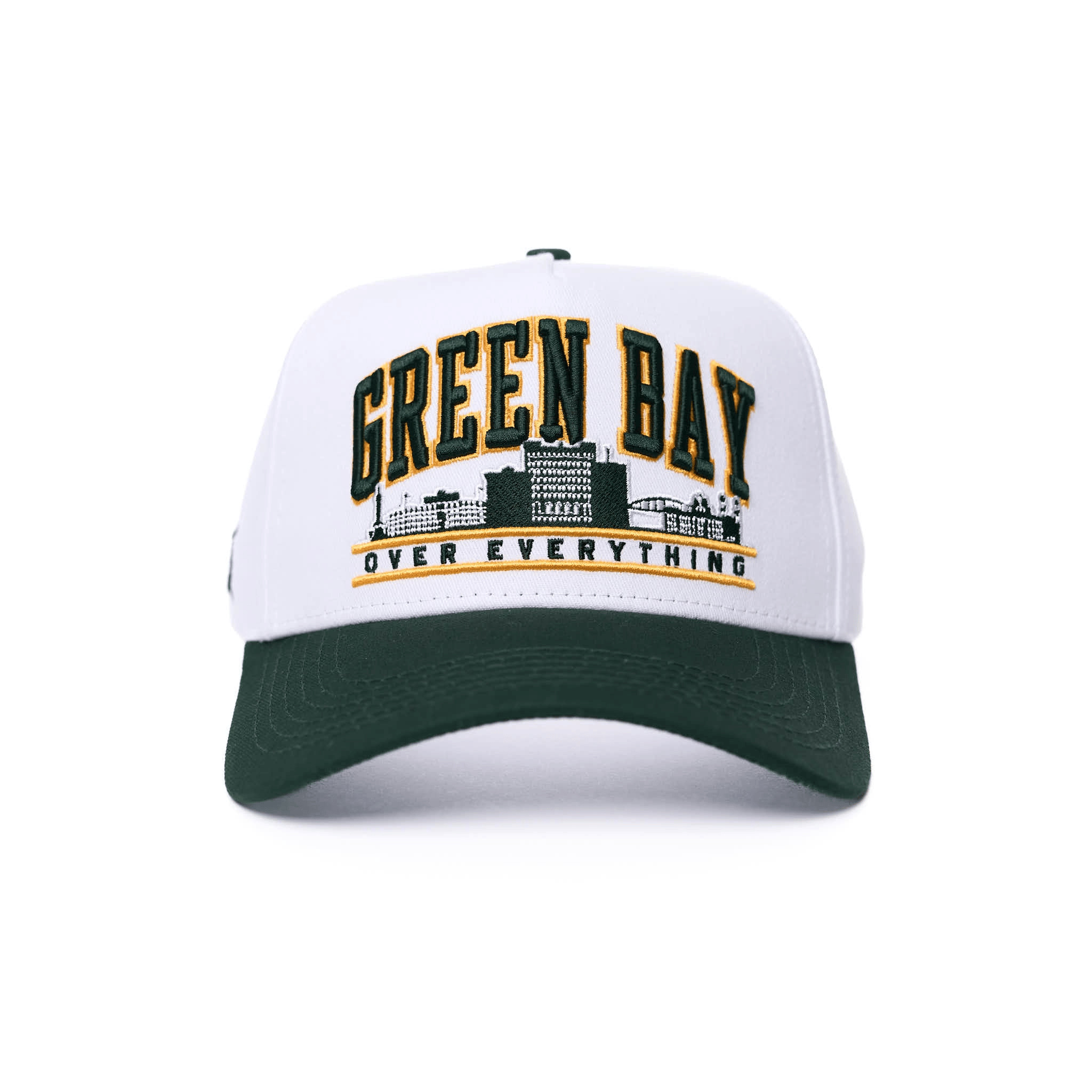 Green Bay Over Everything Embroidered Hat Green Bay Merch Dad Fathers Day Gifts-1