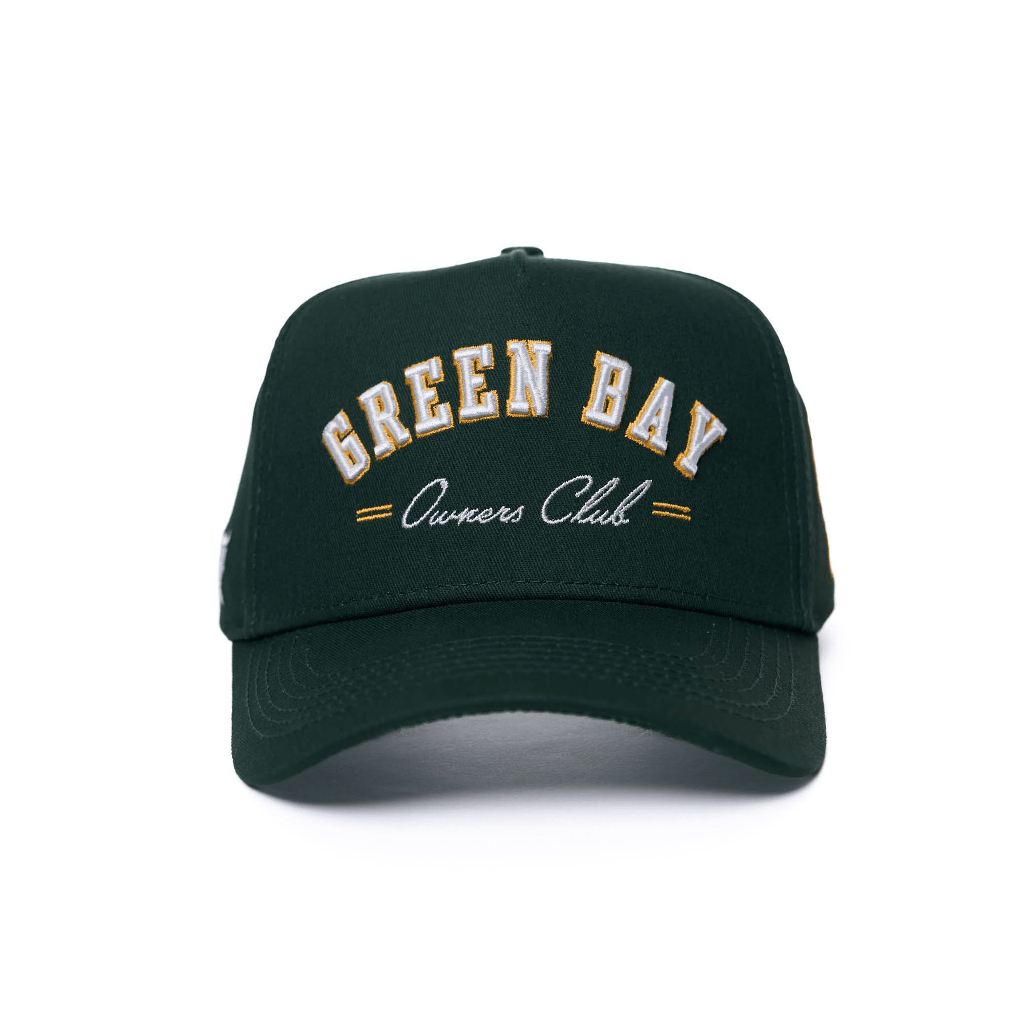 Green Bay Owners Club Green Embroidered Hat Green Bay Merch Top Father's Day Gifts-1