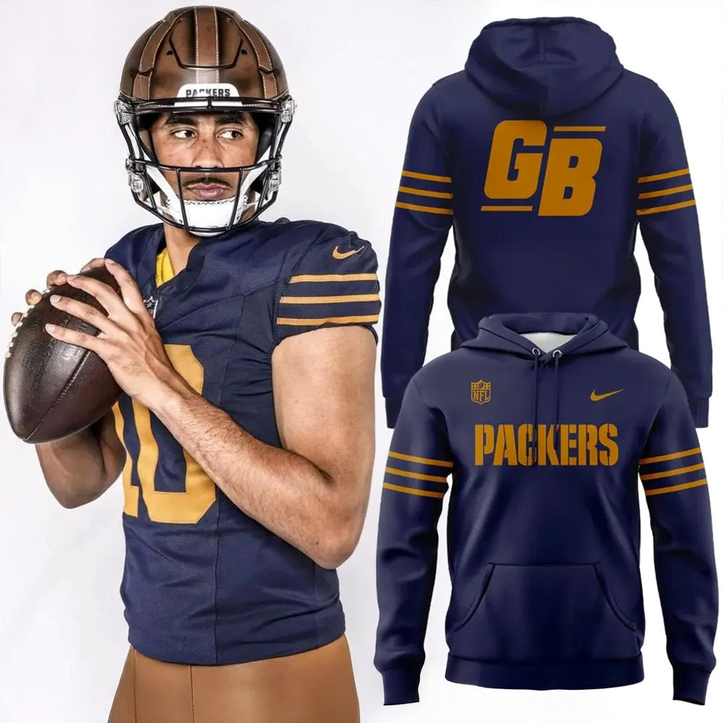Green Bay Packers 1923 Classic Throwback Hoodie Packers Merch Presents For Football Fans-1