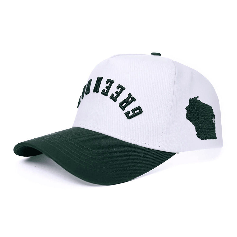 Green Bay Upside Down Hat Trend Green Bay Reversed Trucker Hat Awesome Father's Day Gifts-1