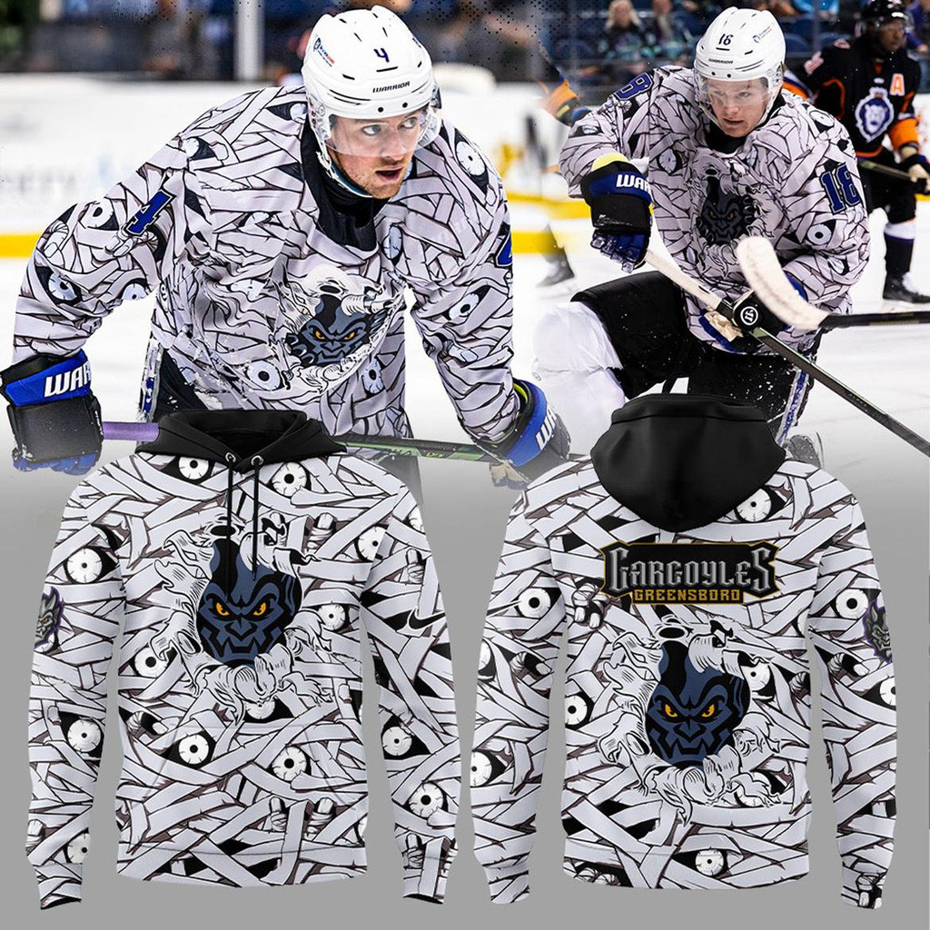 Greensboro Gargoyles Monster Mash Uniform 2025 Hoodie Gargoyles Merch Gifts For Fans-1