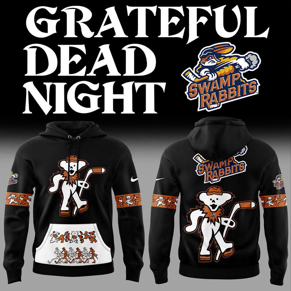 Greenville Swamp Rabbits Memories Grateful Dead Hockey Hoodie Fans Gift Ideas-1