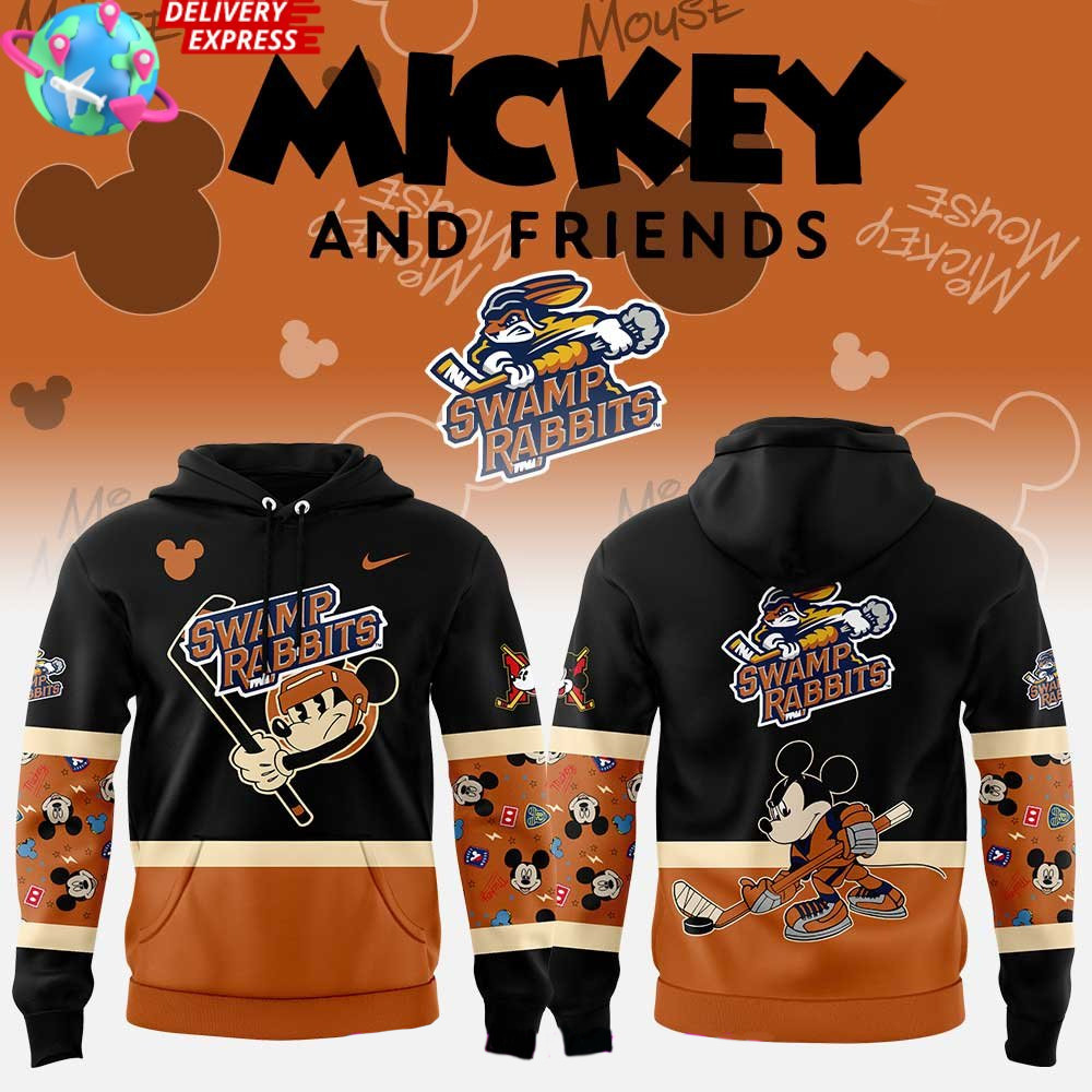 Greenville Swamp Rabbits Mickey And Friends Special Hoodie Father's Day Present Ideas-1