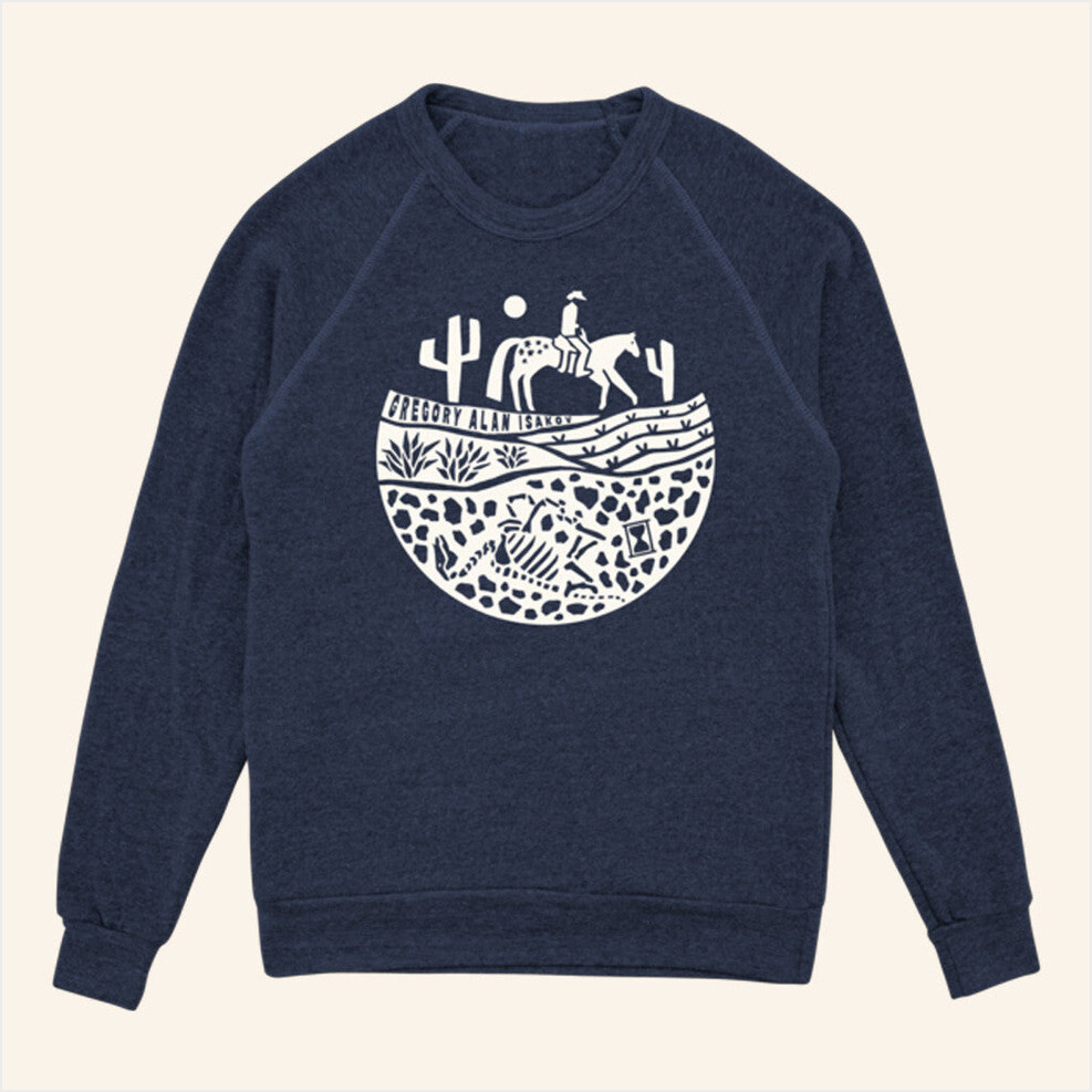 Gregory Alan Isakov Merch Appaloosa Woodblock Sweatshirt Gift Ideas For Husband Gifts For BFF-1