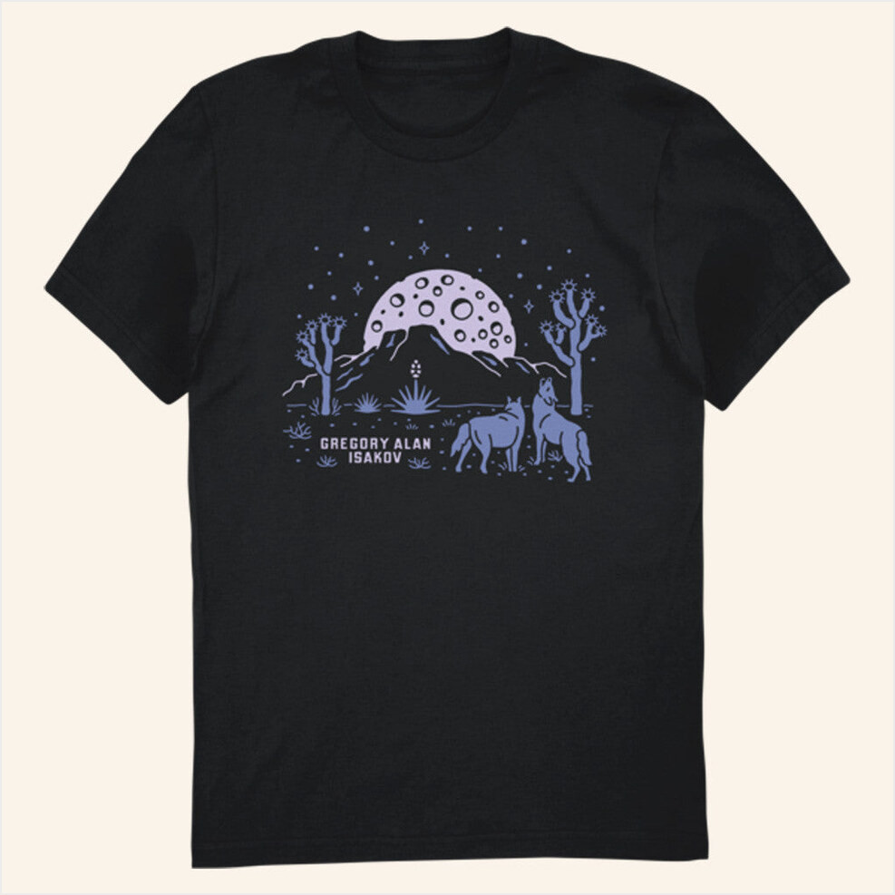 Gregory Alan Isakov Merch Full Moon in Joshua Tree T-Shirt Gifts For Husband Gifts For Friends-1 Gregory Alan Isakov Merch Full Moon in Joshua Tree T-Shirt Gifts For Husband Gifts For Friends-1