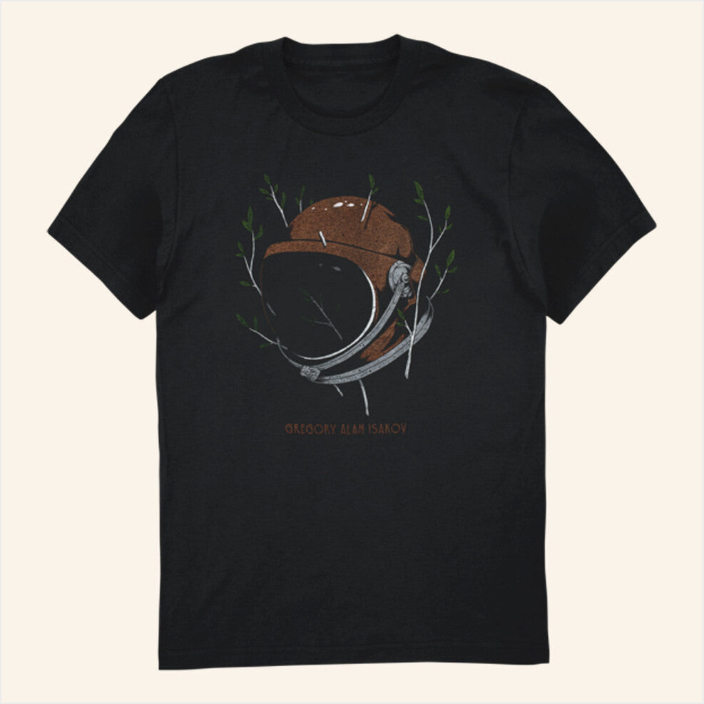 Gregory Alan Isakov Merch Helmet T-Shirt Gifts For Husband Birthday Gifts For Best Friend-1