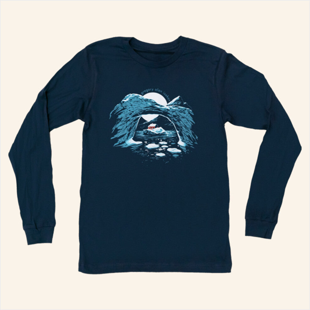Gregory Alan Isakov Merch Ice Long Sleeve T-Shirt Present For Husband Birthday Gifts For Fans-1