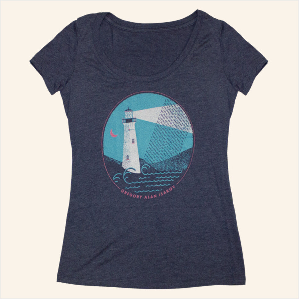 Gregory Alan Isakov Merch Lighthouse Ladies T-Shirt Present For Friends Birthday Gifts For Fans-1