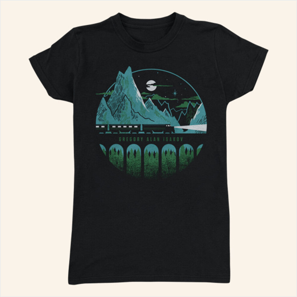 Gregory Alan Isakov Merch Train Ladies T-Shirt Gifts For Girlfriends Gifts For Best Friend-1
