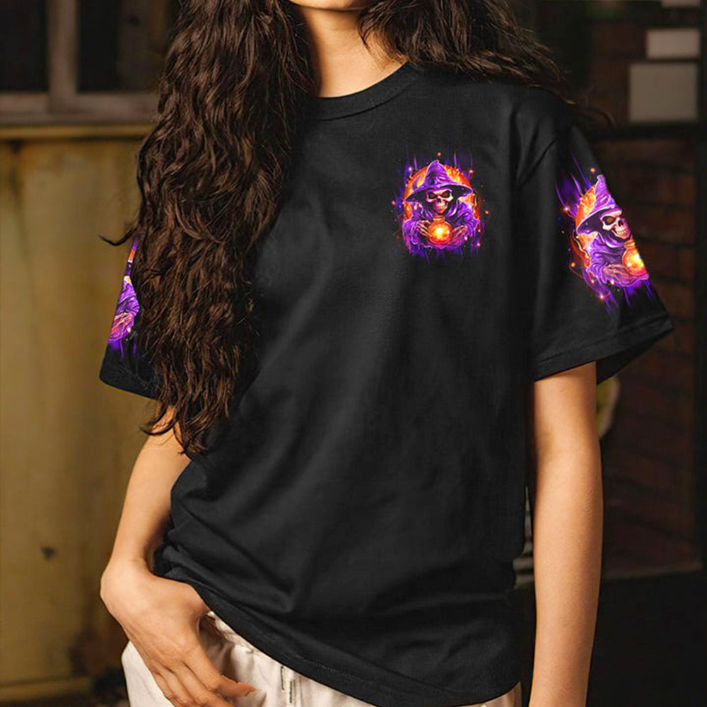 Grim Reaper It's Just A Bunch Of Hocus Pocus Shirt Vintage Halloween T-Shirts Gifts For Husband-1