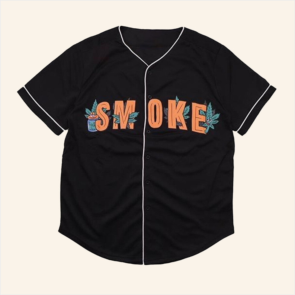 Growaround Merch Reason Clothing Smoke Baseball Jersey Gifts For Dad Gifts For Best Friend-1 Growaround Merch Reason Clothing Smoke Baseball Jersey Gifts For Dad Gifts For Best Friend-1
