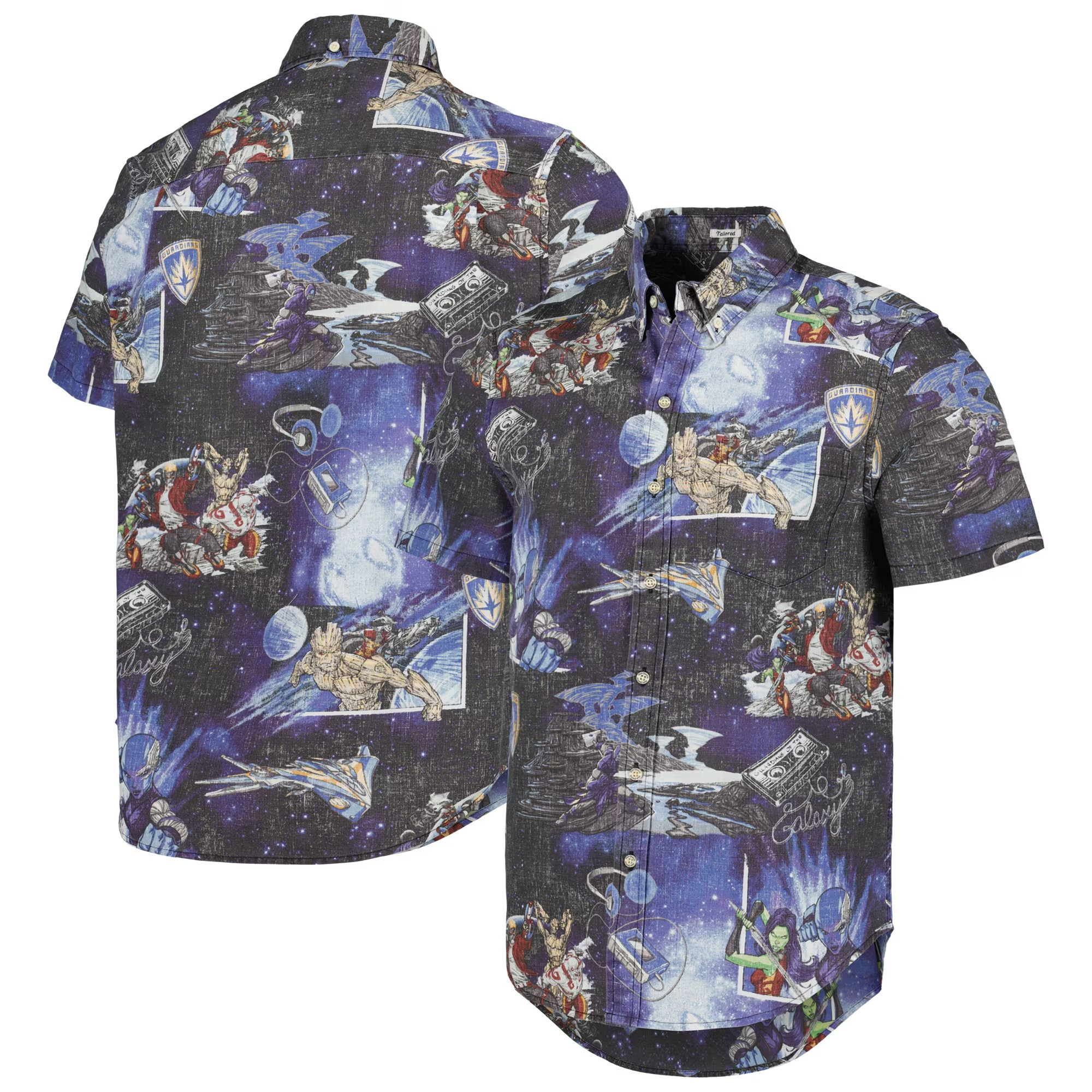 Guardians Of The Galaxy Tailored Hawaiian Shirt Father's Day Present Ideas-1