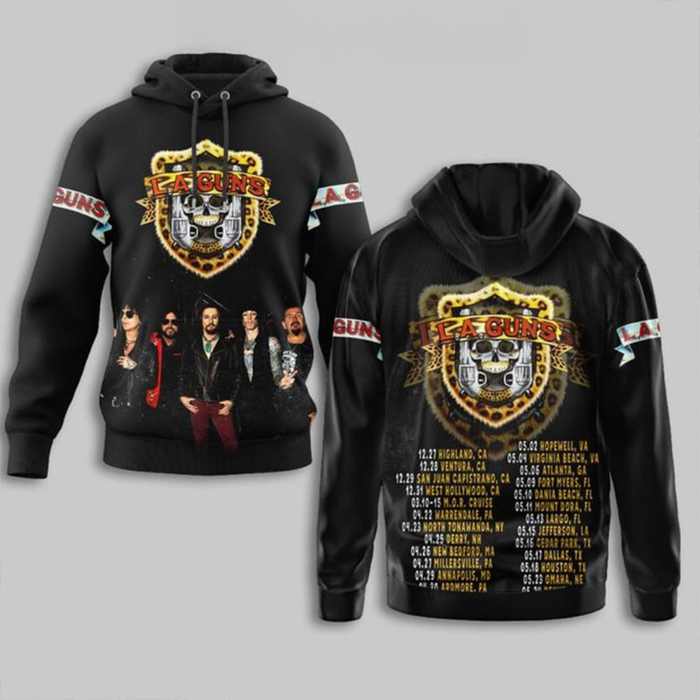Gun N Roses Ready For 2025 Showtime Schedule Hoodie Gifts For Fans-1